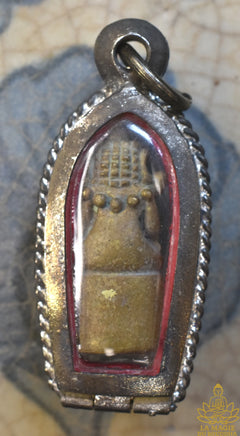 Amulette ancienne de Phra Upakut – Luang Phor Thiang (Wat Bang Kham, Nakhon Pathom) La Magie du Bouddha.