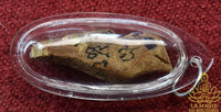 Salika Ling Thong Amulet in Sacred Temple Roof Wood - Venerable Luang Phor Peth Vajasit