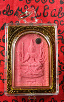Amulette Thaï Phra Phrom rose - Wat Phleng Vipassana.