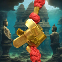 Amulette poisson sacré Yant Pla Tapian Thong - Vénérable Phrakru Suweemön (Wat Loi Kroh – Chiang Mai) La Magie du Bouddha.
