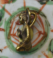 Petite amulette en laiton du Bouddha historique (Wat Suthat, Bangkok) La Magie du Bouddha.