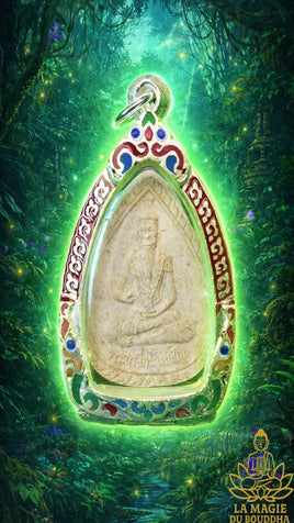 🌿 Amulette Phra Lersi Kalai Kot (Roon Thanasan Sombat) - Wat Rat Rangsan La Magie du Bouddha.