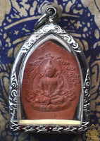 Amulette tibétaine rouge du Bouddha de Longue Vie Amithayus – Wat Thep Phuttharam
