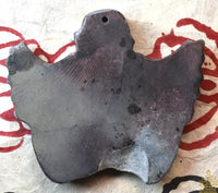 Large Ancient Magnetic Dark Stone Garuda Thokcha Amulet