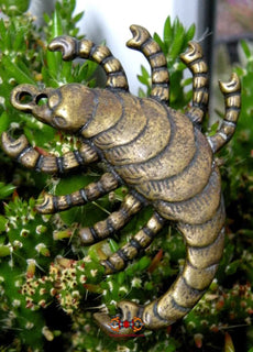 Grosse amulette Tibétaine Tokchag Scorpion - Gourou Drakpo. La Magie du Bouddha.