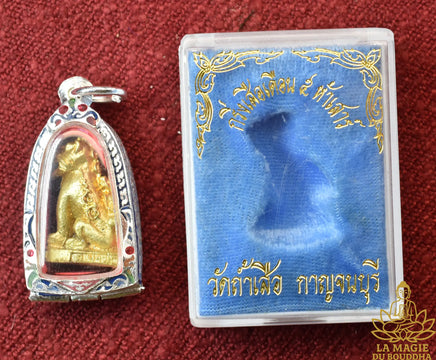 Amulette Kring Seuar Duan Roon Sao Ah de Luang Phor Sing du Wat Tham Seuar La Magie du Bouddha.
