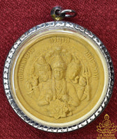 Grande amulette Jatukham Rammathep Maha Choklap Roon Abhimaha Amnat Trimurti - Wat Tham Wang Hin La Magie du Bouddha.