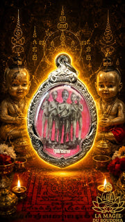 Amulette aux cinq Khuman Thep - Vénérable Kruba Aen La Magie du Bouddha.