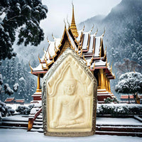 Amulette Phra Khunpen avec quatre Khuman Thong – Luang Phor Mahaso (Wat Pa Kham Kaen, 2015) La Magie du Bouddha.