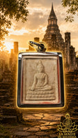 Amulet Luang Phor Sukhothai blessed at Wat Pho Phairoj