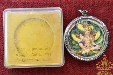 Grande amulette Jatukham Rammathep en céramique - Très Vénérable Luang Phor Toh du Wat Saket La Magie du Bouddha.