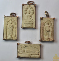 Amulettes anciennes des Bouddhas des jours de la semaine – Luang Phor Tae, Wat Sam Ngam (1968) La Magie du Bouddha.