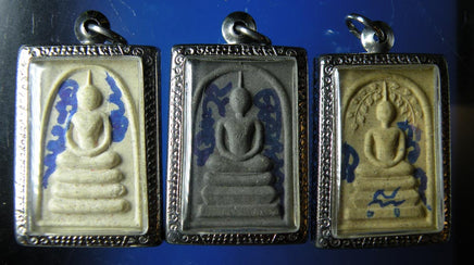 Amulettes Phra Somdej (avec vénérables) - Très Vénérable LP Ngoern.