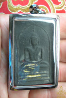 Ancient Phra Somdej in ashes from 7 cemeteries – Most Venerable Luang Phor Thup (Wat Phirun Satsat)