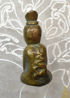 Lersi bronze amulet – Venerable Luang Phor Jek Thidtathammo of Wat Khao Daeng Tawan Tok