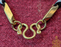 Collier futuriste pour amulette thaïlandais (Argent ou Noir & Or)