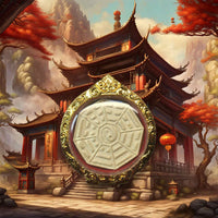 🜂 Amulette Bagua du Yin-Yang – Wat Leng Nayee (Bangkok)