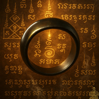 Authentiques bagues de pouvoir et de méditation en Lohid pur - Très Vénérable Luang Phor See. La Magie du Bouddha.