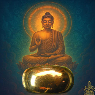 Bague de pouvoir et de méditation Wen Phi Lot du Très Vénérable LP Dooh (version cuivre alchimique). La Magie du Bouddha.