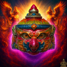 🜂 Bagues sacrées Waen Phaya Kruth – Édition Roon Sup Suwan (2024, Wat Suwan Chedi – Ayutthaya)