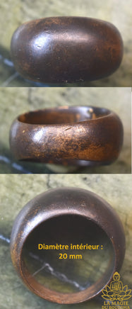 Authentiques bagues de pouvoir et de méditation en Lohid pur - Très Vénérable LP See. La Magie du Bouddha.