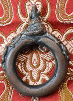 🐍 Bague ancienne Nâgas en bronze – Très Vénérable Luang Phor Imm du Wat Hua Khao La Magie du Bouddha.