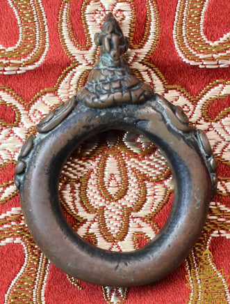 🐍 Bague ancienne Nâgas en bronze – Très Vénérable Luang Phor Imm du Wat Hua Khao La Magie du Bouddha.