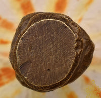 Very old bronze amulet of Phra Sangkajai (the Buddha of fortune)