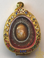 Amulette protectrice Bia Gae Roon Patithan Plik Shivit - Très Vénérable Luang Phor Mahasilla du Wat Po Sri Saat La Magie du Bouddha.