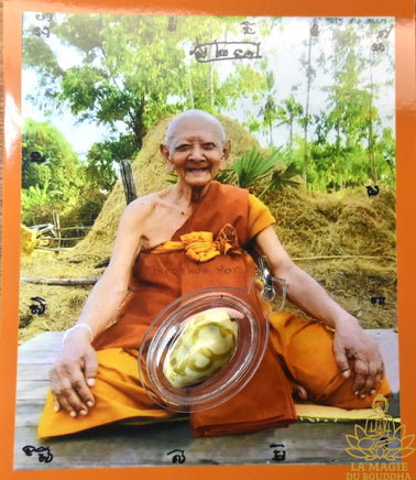 Rares et puissantes amulettes de fortune Biaow Pakawajung (Biaow Séti) par le Très Vénérable LP Hong. La Magie du Bouddha.