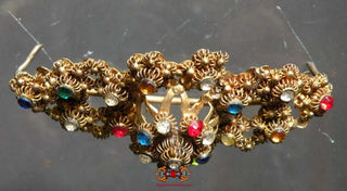 Bijoux ancien parure de danseuse sacrée Thaï. La Magie du Bouddha.