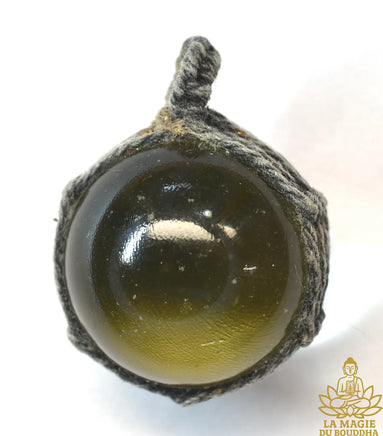 Bille sacrée de méditation Look Geow Samadhi - Très Vénérable Luang Phor Lersi Lingdam du Wat Thasung La Magie du Bouddha.