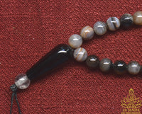 Mala Précieux en Agate Dzi du Tibet La Magie du Bouddha.