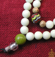 Grand chapelet en pierre sacrée Ye Ming Zhu fluorescente (pour la pratique de Ksitigarbha).