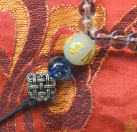 Chapelet tibétain cristal Spatika et Ye Ming Zhu – Mala de purification Dorje Sempa (pièce unique) La Magie du Bouddha.