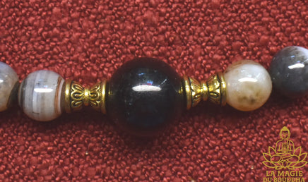 Mala Précieux en Agate Dzi du Tibet La Magie du Bouddha.