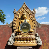 Bille sacrée de méditation Look Geow Samadhi - Très Vénérable Luang Phor Lersi Lingdam du Wat Thasung La Magie du Bouddha.