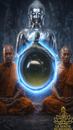 Bille sacrée de méditation Look Geow Samadhi - Très Vénérable Luang Phor Lersi Lingdam du Wat Thasung La Magie du Bouddha.