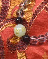 Chapelet tibétain cristal Spatika et Ye Ming Zhu – Mala de purification Dorje Sempa (pièce unique) La Magie du Bouddha.