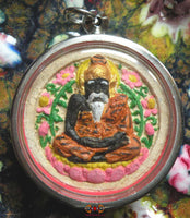 Grande amulette peinte du Lersi noir. La Magie du Bouddha.
