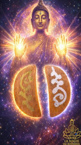 🌛 Blocs divinatoires Bwei en bois consacrés au Wat Kanlaya Nimit La Magie du Bouddha.