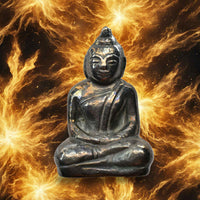 Amulette du Bouddha en alliage alchimique mekkapat – Lignée du Wat Huay Jorakey La Magie du Bouddha.