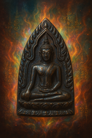 Tablette votive Alchimique Phra Buddha Chinaraj – Lignée du Wat Huay Jorakey La Magie du Bouddha.
