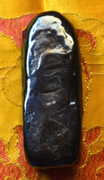 Statuette alchimique Phra Naphok en alliage Mekkapat bleu mystique – Bouddha protecteur des richesses. La Magie du Bouddha.