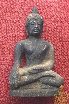 Rare statuette ancienne alchimique du Bouddha - Très Vénérable Luang Phor Uttama La Magie du Bouddha.