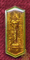 Broche ancienne Bouddha debout Jeux Nationaux 1986 Province de Roi Et La Magie du Bouddha.