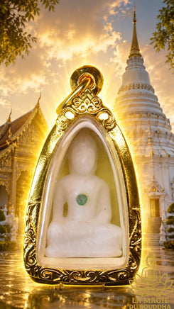 Amulette Thai du Bouddha LP Sothorn - Très Vénérable Phra Ajarn Challo. La Magie du Bouddha.