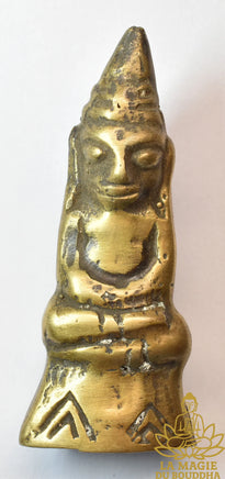 💀 Statuette Phra Ngang Vaudou Thaï en bronze ancienne La Magie du Bouddha.