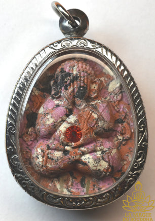 Amulette multicolore Phra Pidta de fortune – LP Koon Parisutho du Wat Ban Rai La Magie du Bouddha.
