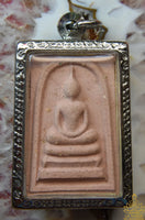 Amulette rose Phra Somdej avec chedi – Temple inconnu